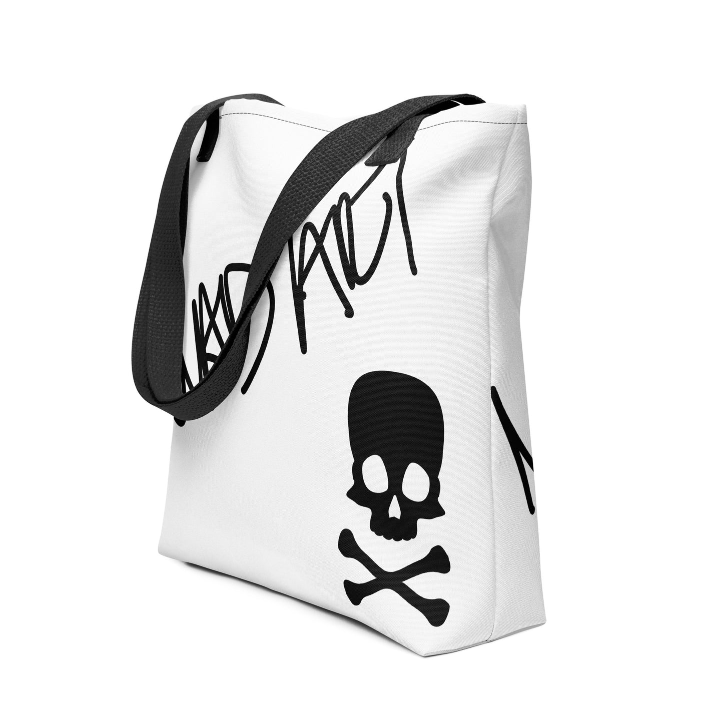 OMG, Dead! Graffiti Print Tote Bag
