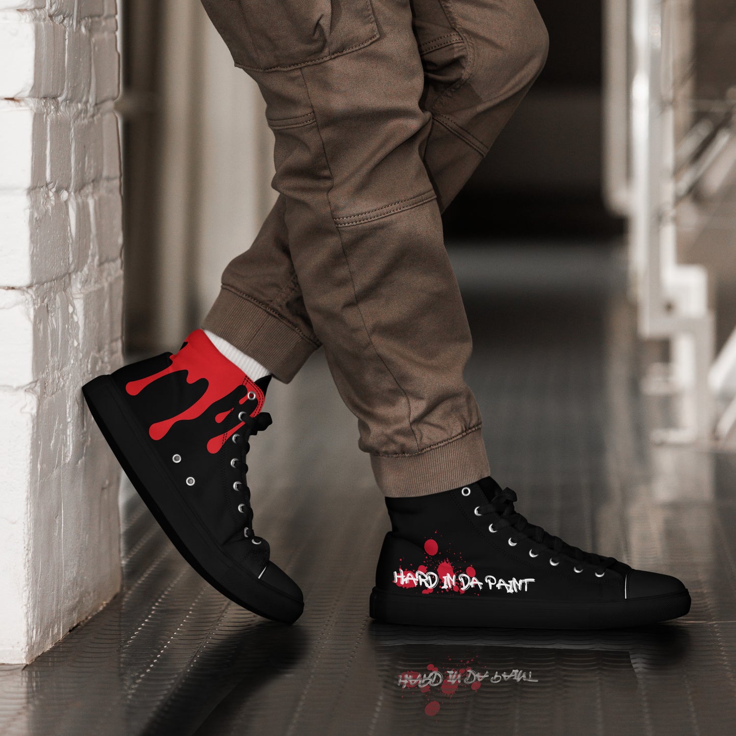 dRiP dRoP Hard Paint Men's High Tops